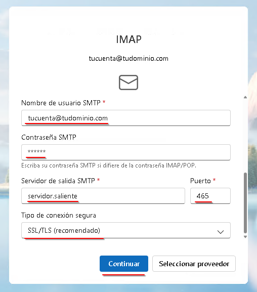 IMAP SSL
